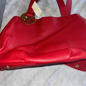 NWT/NBW: Michael Kors Fulton Red Large EW Tote